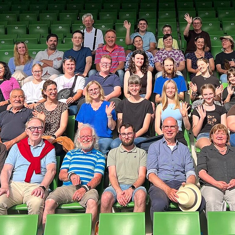 Ensemble-Gruppenfoto zum Probenstart 2026