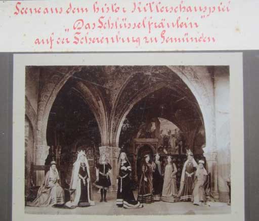 historisches Foto Scherenburgfestspiele Schlüsselfräulein
