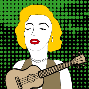 Piktogramm Sugar – nach dem Film "Some like it Hot"